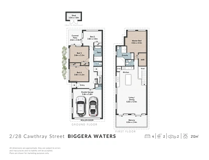 2/28 Cawthray Street, Biggera Waters, Gold Coast, 4 rūma, 2 rūma horoi, Apartment