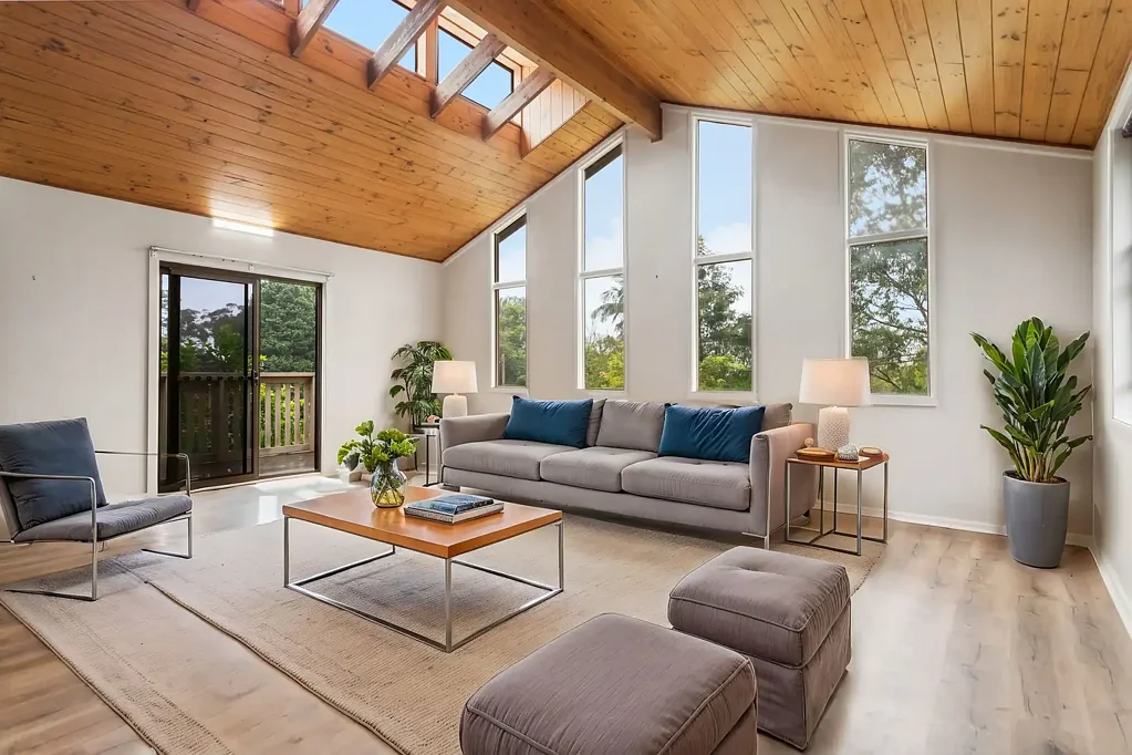 Berowra 4房  Tranquil Family Oasis with Breathtaking Cathedral Ceilings 800m2 land with 20m frontage