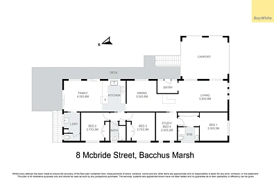 8 McBride Street, Bacchus Marsh, VIC 3340, 3 slaapkamers, 2 badkamers, House