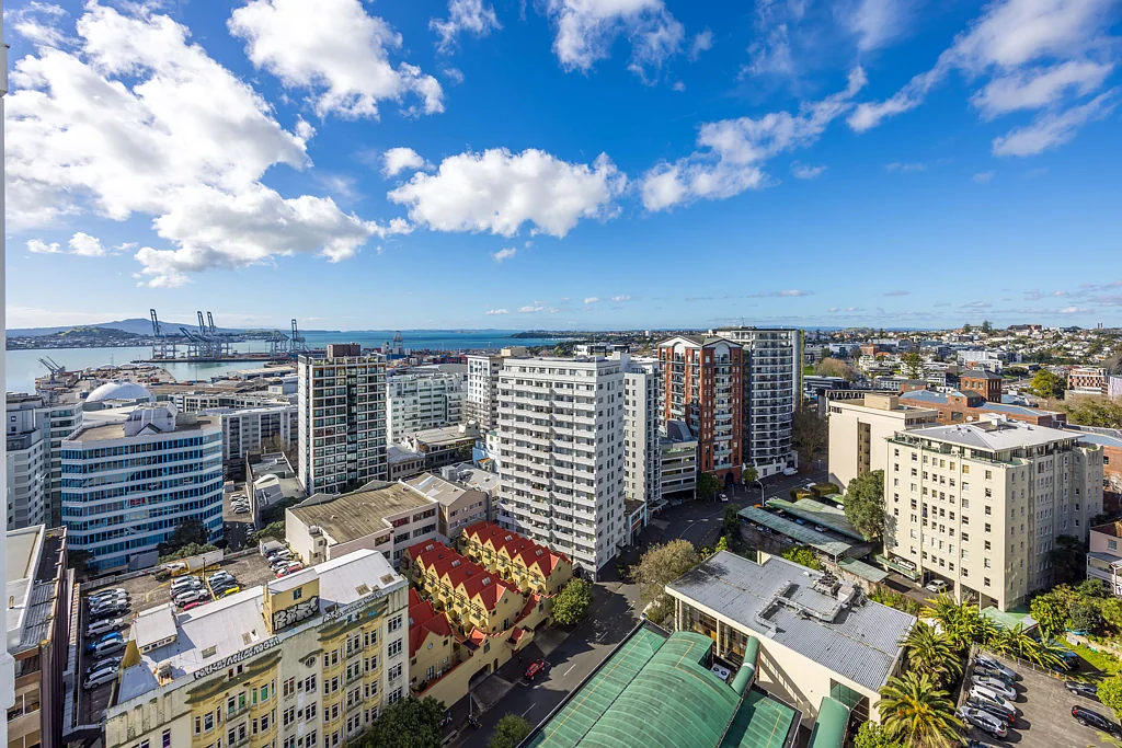 Auckland Central 1બેડરૂમ High level with stunning view