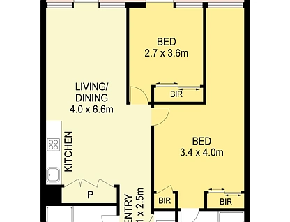 1610/7 Claremont Street, South Yarra, Inner East Melbourne, 2部屋, 2バスルーム, Apartment