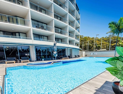 108/61B Dowling Street, Nelson Bay, Hunter, 1 Kuwarto, 1 Banyo, Apartment