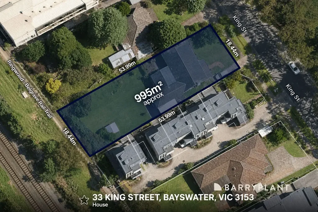 Bayswater 开发用地珍稀 995sqm阔地 RGZ2黄金区 位踞Bayswater核心 交通购物便捷 公园绿地环绕 潜力无限增长 Prime RGZ2 Development Opportunity in the Heart of Bayswater