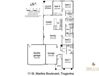 11 St Martins Boulevard, Truganina, VIC 3029, 4房, 2浴, House