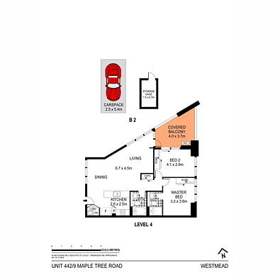 442/9 Maple Tree Road, Westmead, NSW 2145, 2 Bedrooms, 2 Bathrooms, Apartment