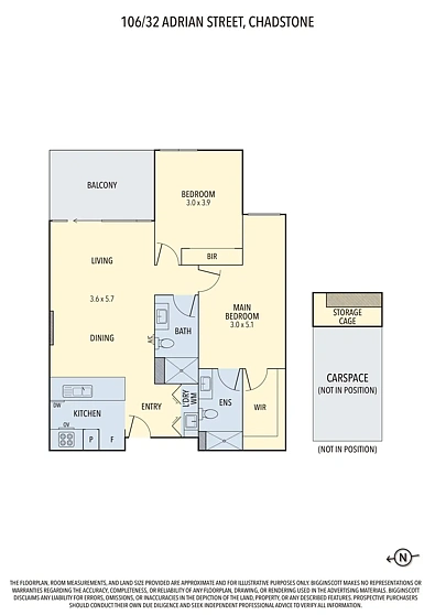 106/32 Adrian Street, Chadstone, VIC 3148, 2 Bedrooms, 2 Bathrooms, Apartment