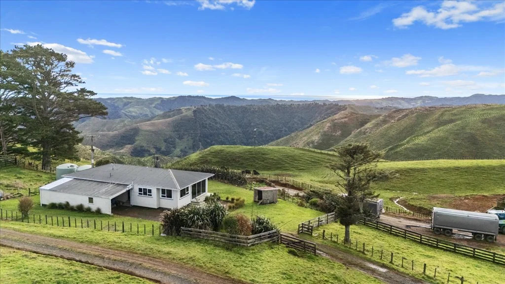 Awakino  Sky-high living: views & private airstrip access