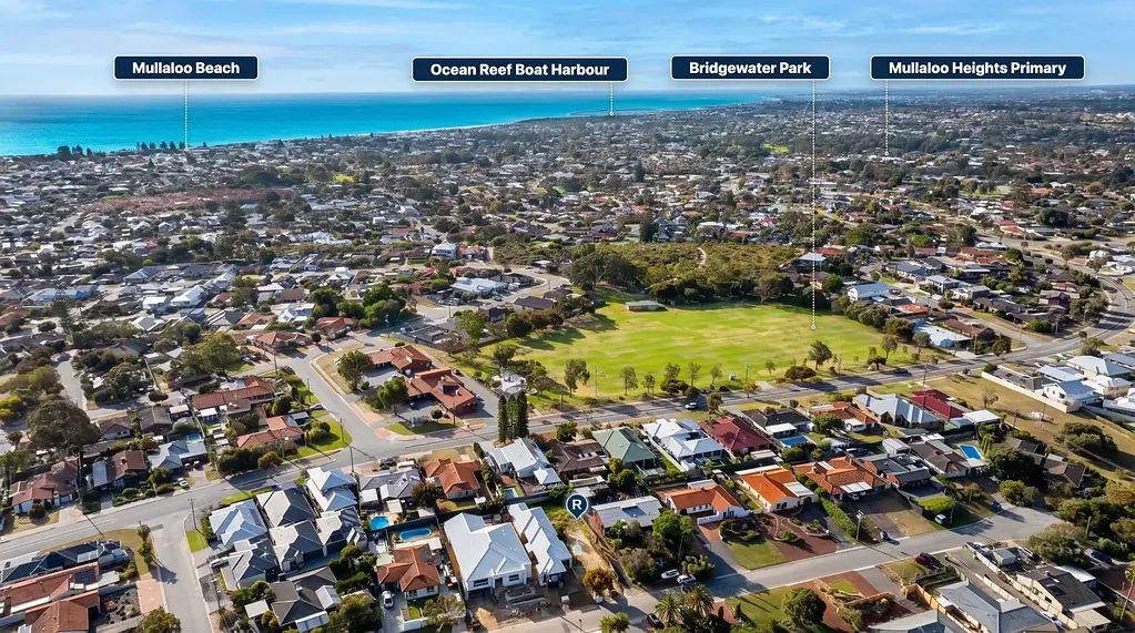 Aerial view - 19b Windsor Place, Kallaroo, WA 6025