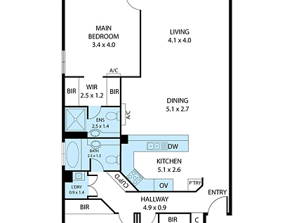 16/34 Bundock Street, Belgian Gardens, Townsville, 3 rūma, 2 rūma horoi, Unit
