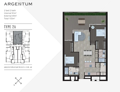 2/22 Arthur Street, Fortitude Valley, Brisbane - Inner City Region, 2 Kuwarto, 2 Banyo, Apartment