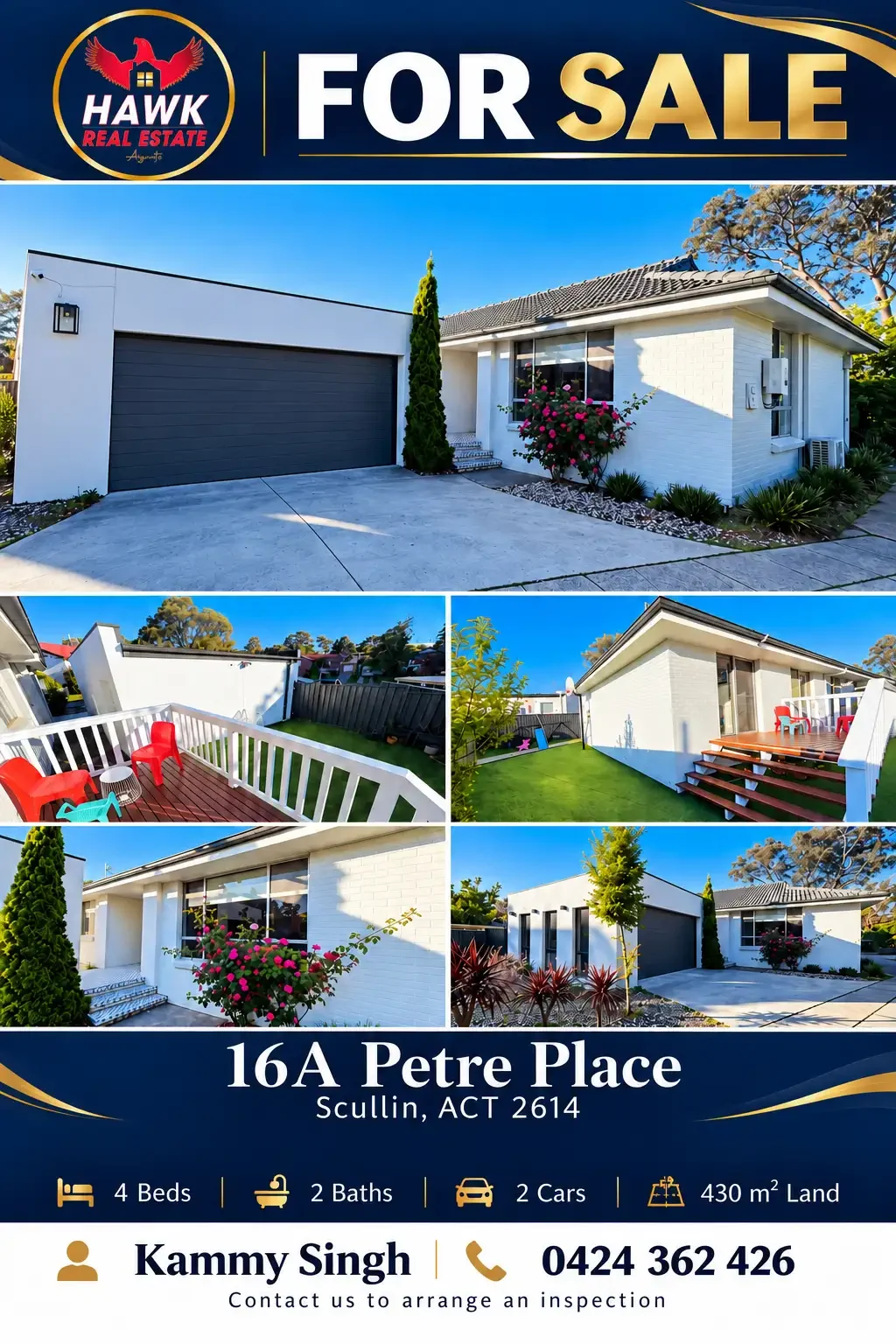 Scullin 4Kwarto SPACIOUS FOUR-BEDROOM FAMILY HOME WITH EXCEPTIONAL 4+ CAR PARKING IN PRIME BELCONNEN ACT 2614