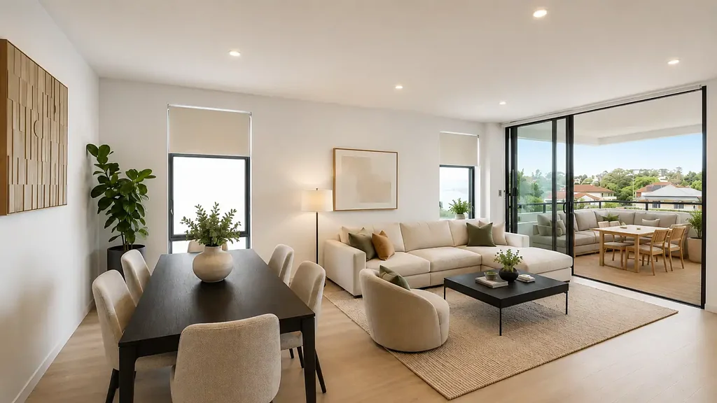 West End Contemporary 3-Bedroom Apartment with Beautiful Outdoor Entertaining Area, Pool & Barbecue Facilities