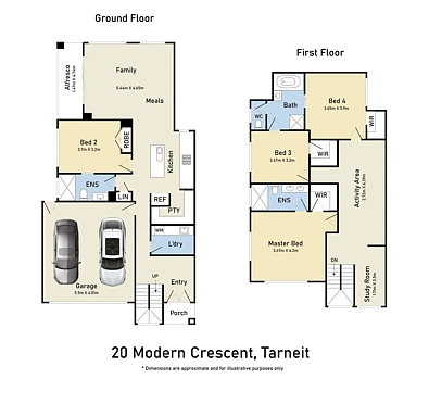 20 Modern Crescent, Tarneit, VIC 3029, 4房, 3浴, House