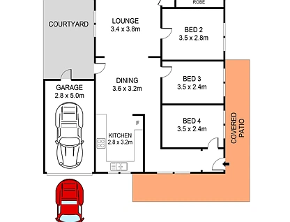 1/64-66 St Georges Road, Bexley, NSW 2207, 4部屋, 2バスルーム, House