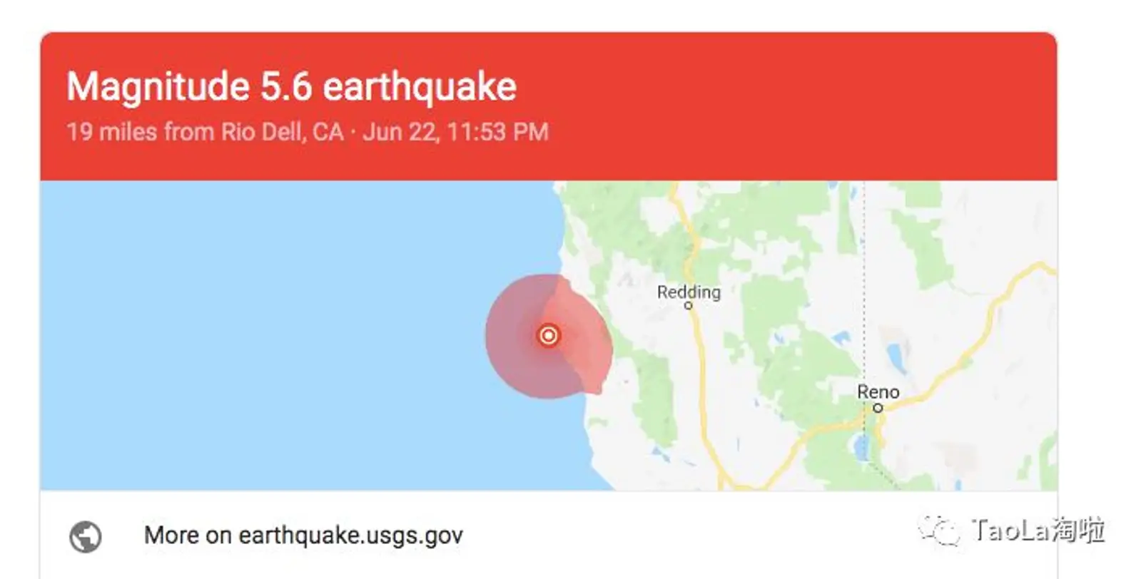 北加发生5.6级地震,南加频发1000多个小震!