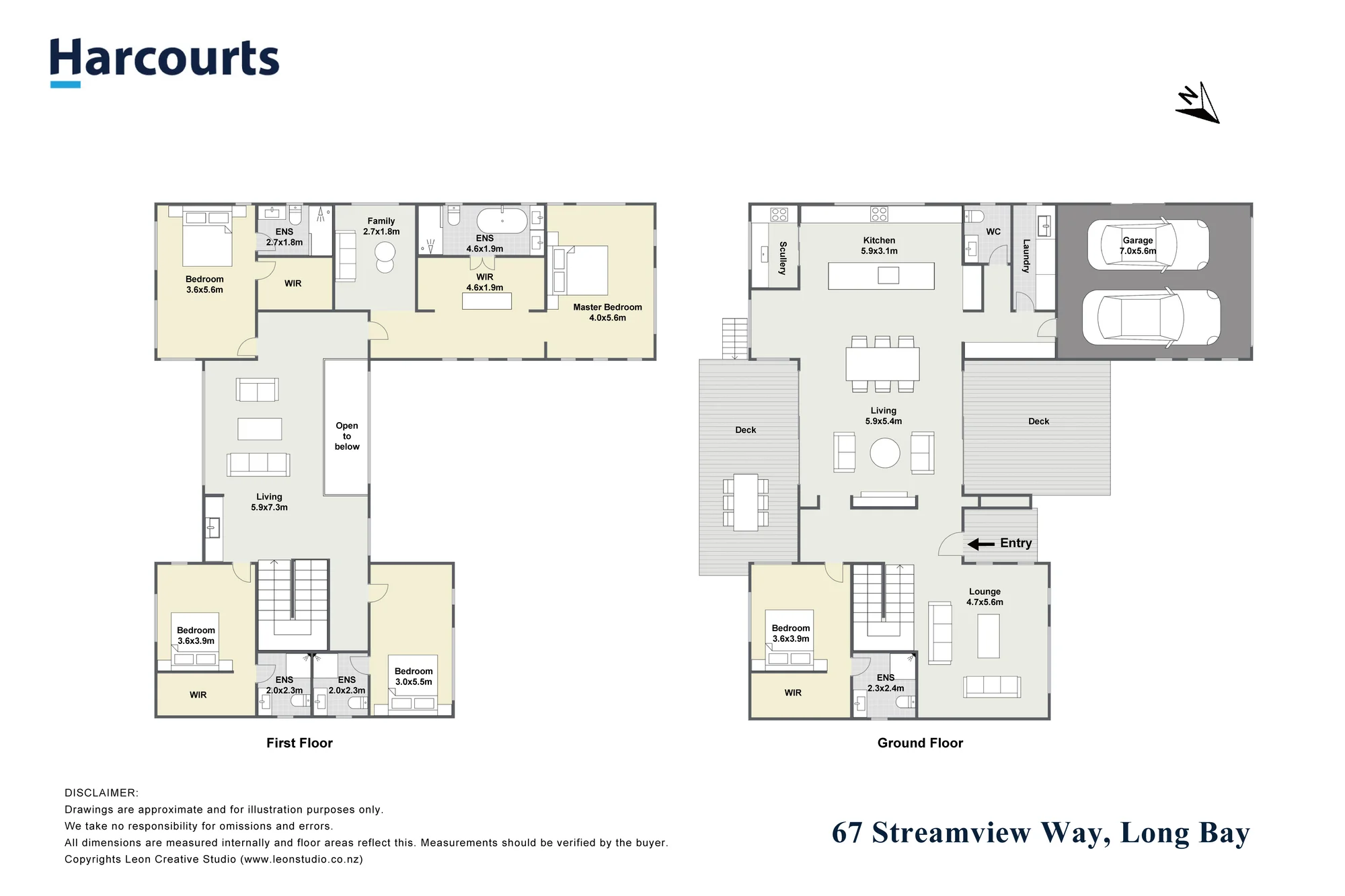 67 Streamview Way, Long Bay, North Shore City, 5 Bedrooms, 5 Bathrooms, House