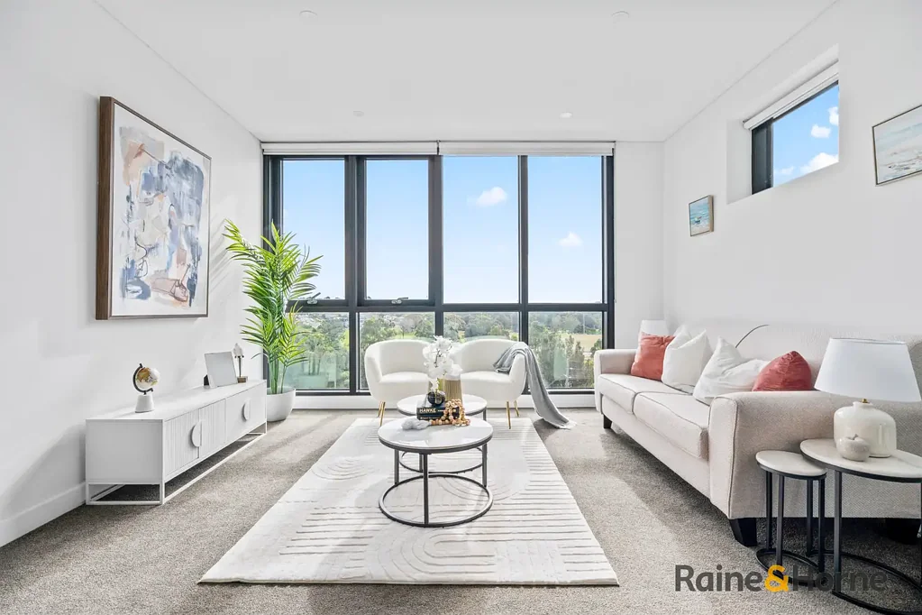 Wolli Creek 2房 水景绿意环绕 6楼阳光房 开放式厨房 岛台设计 步行火车站 周边配套全 Elegant 2-Bedroom Apartment with Water Views & Sunroom - Prime Wolli Creek Location