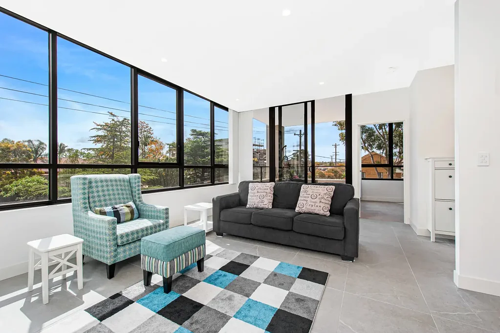 Sunlit North-West Corner Two Bedroom Apartment