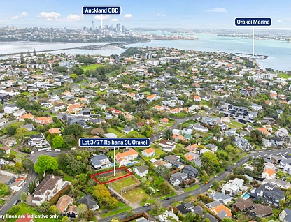 Lot 3, 77 Reihana Street, Orakei, Auckland City, Auckland, 0房, 0浴, 建地