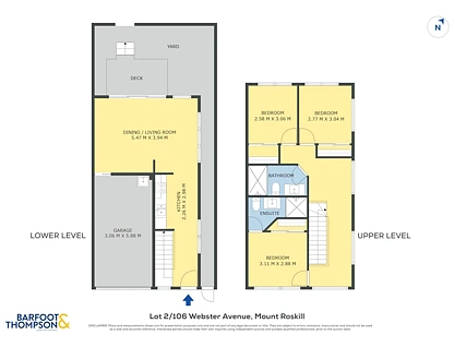Lot3/106 Webster Avenue, Mount Roskill, Auckland City, 3房, 2浴, 独立屋