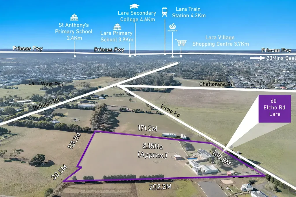 Lara 7બેડરૂમ 5.3 ACRES. TWO HOMES. ONE STRATEGIC LARA HOLDING.