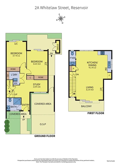 2A Whitelaw Street, Reservoir, VIC 3073, 2 slaapkamers, 1 badkamers, Townhouse