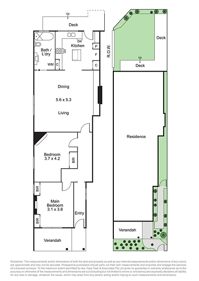 Floor plan - 2 Linton Street, Balaclava, VIC 3183