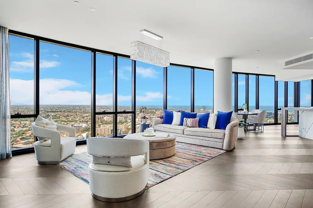 South Yarra 3બેડરૂમ Live Above It All: A Masterpiece of Luxury in South Yarra