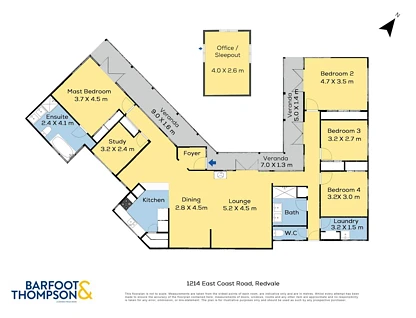 1214 East Coast road, Dairy Flat, Rodney, Auckland, 4房, 2浴, 独立屋