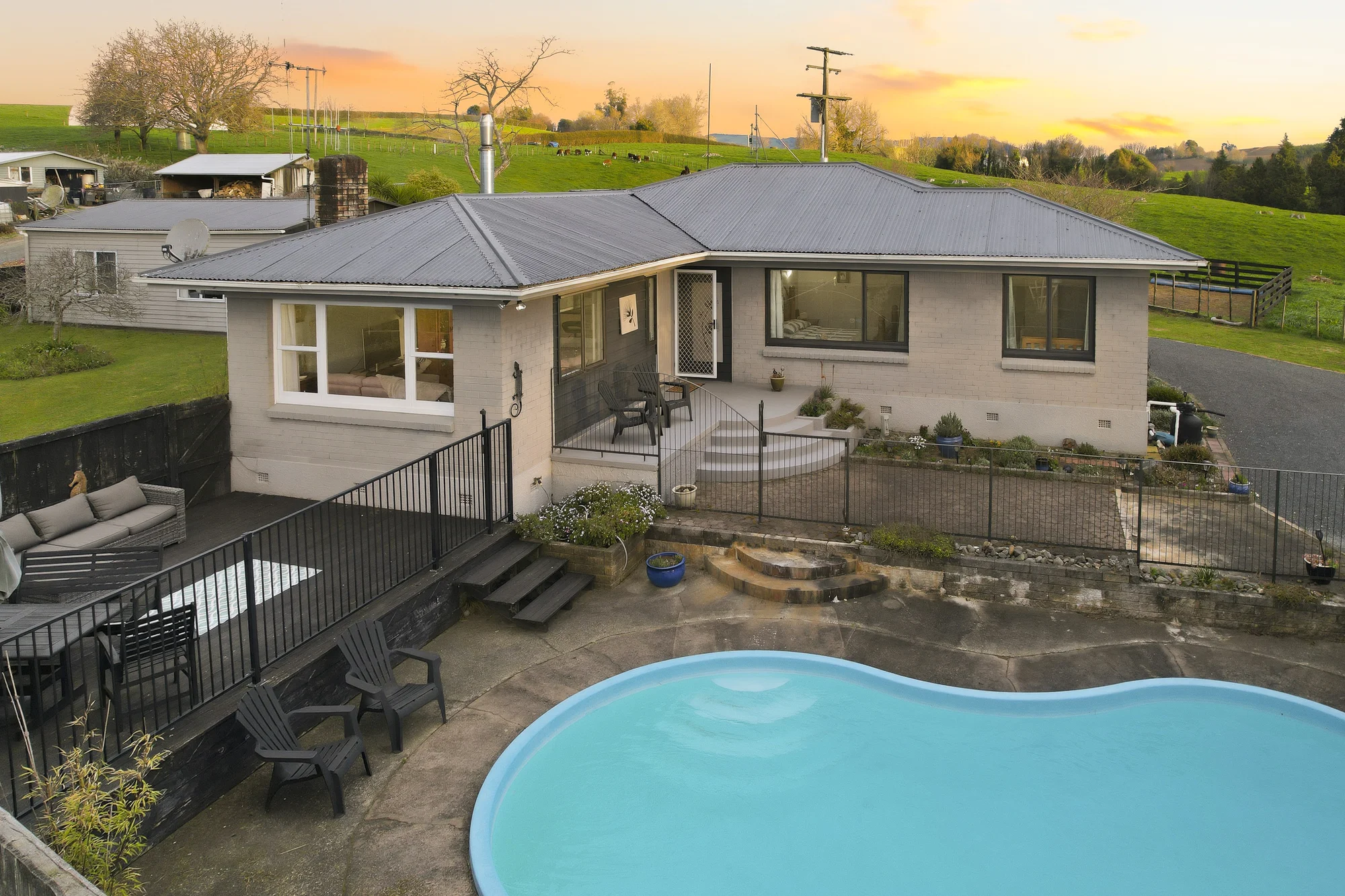 Otorohanga 3कमरा Family living with lifestyle appeal