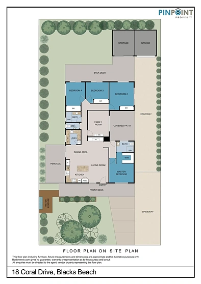 18 Coral Drive, Blacks Beach, QLD 4740, 4 Schlafzimmer, 2 Badezimmer, House