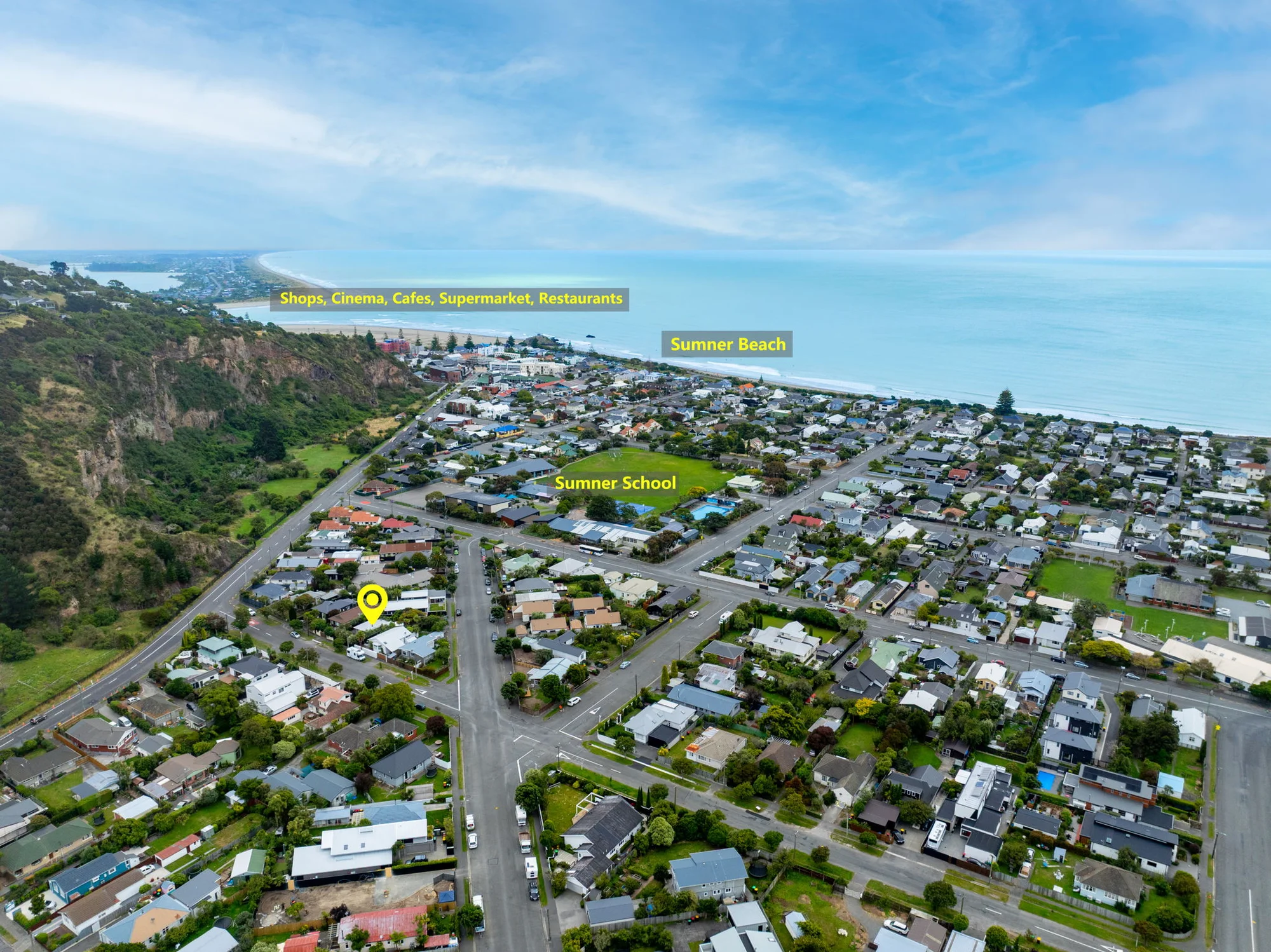 Sumner 2 Slaapkamer Charming Coastal Cottage