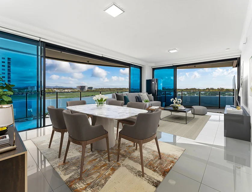 2301/5 Harbour Side Court, Biggera Waters, Gold Coast, 3 rūma, 2 rūma horoi, Apartment