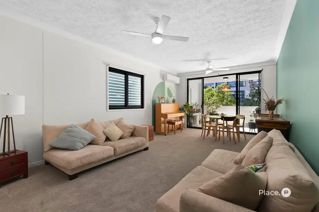 South Brisbane 1房 高层市中心公寓 开放生活用餐区 Miele洗碗机 专用书房 私人阳台 安全停车 双层玻璃窗 Sensational South Brisbane Living in Fish Lane
