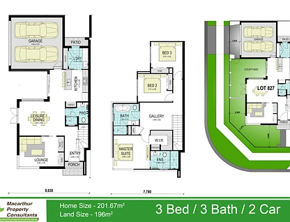 lot 827-833 Goulston Street, Catherine Field, Macarthur Region, 4 rūma, 3 rūma horoi, House