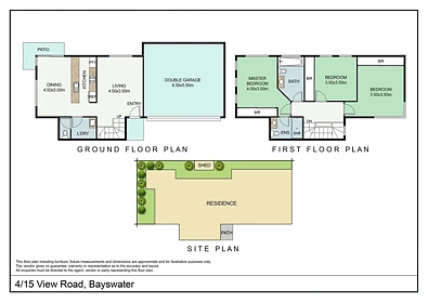 4/15 View Road, Bayswater, VIC 3153, 3 slaapkamers, 2 badkamers, Townhouse