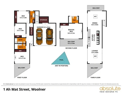 1 Ah Mat Street, Woolner, NT 820, 4房, 3浴, 整租独立别墅