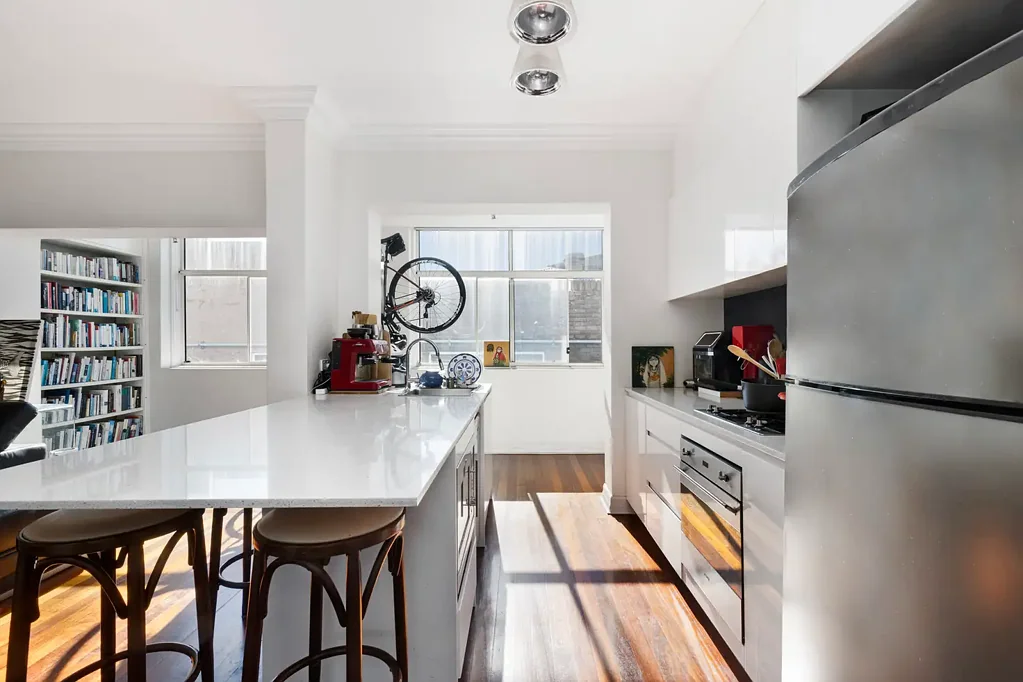 Two bedroom split level apartment