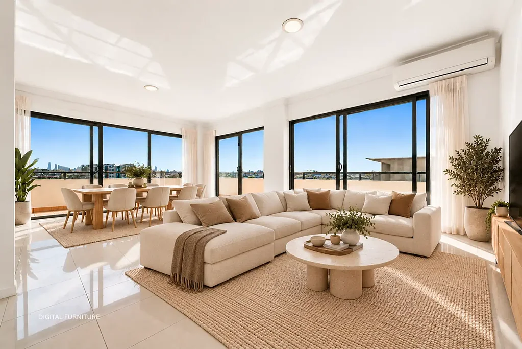 Freshly Renovated Three-Bedroom Penthouse with City Views