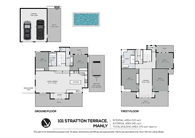 101 Stratton Terrace, Manly, QLD 4179, 5 Schlafzimmer, 2 Badezimmer, House