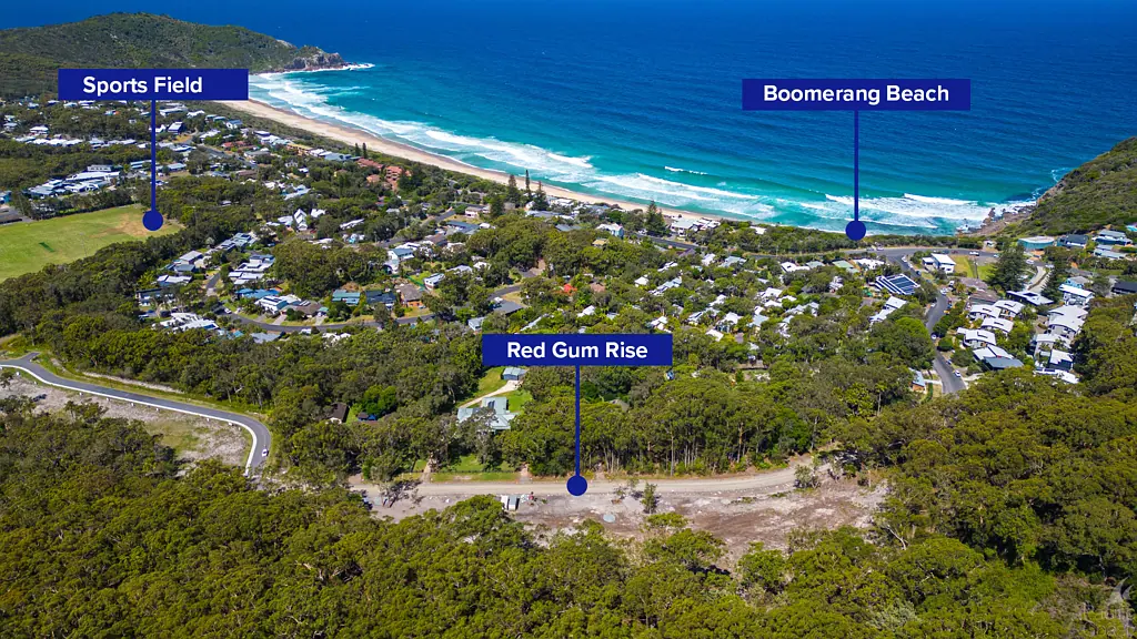 Boomerang Beach  Red Gum Rise ? Coastal Land Like No Other, Just 350m from the Beach!