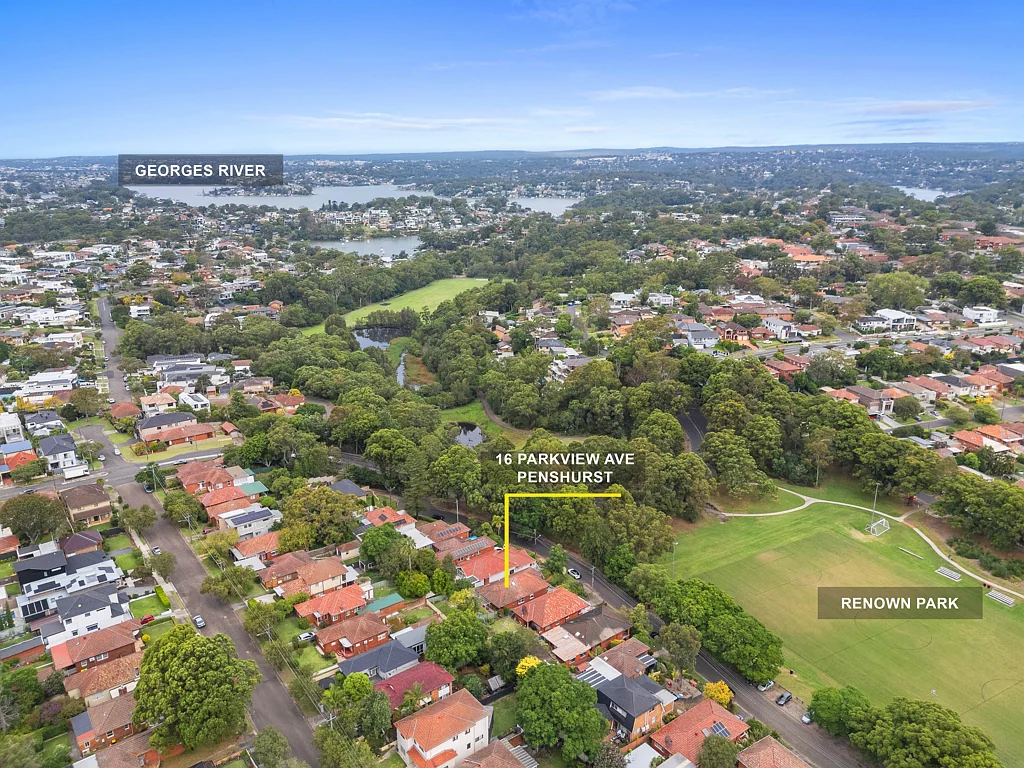 Penshurst 3房 宽敞538m²地块 面向Renown Park 步行优质学校 公园车站 宽敞木质厨房 三卧两浴 高地势后院 超大车库 房下存储 罕见公园景观 Cul-de-sac living with Parkside Views