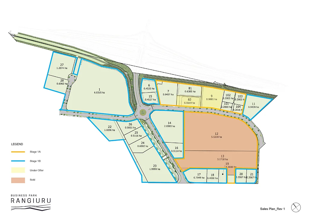 Te Puke Industrial Land 3003m2 (Lot 102) Rangiuru