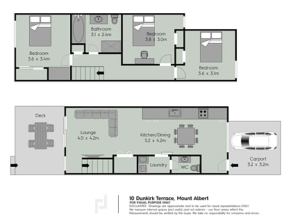 10 Dunkirk Terrace, Mount Albert, Auckland City, 3房, 1浴, Townhouse