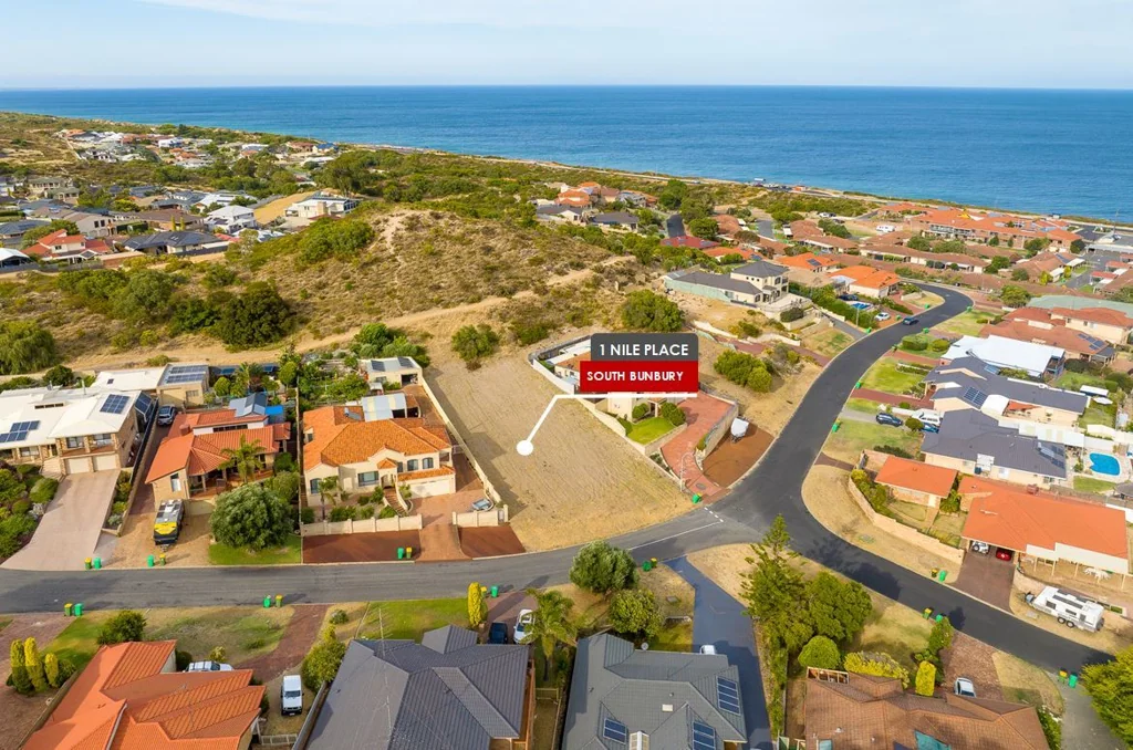 South Bunbury 956SQM NORTH FACING BLOCK WITH SWEEPING OCEAN VIEWS