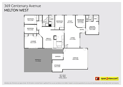 फ्लोर प्लान - 369 Centenary Avenue, Melton West, VIC 3337