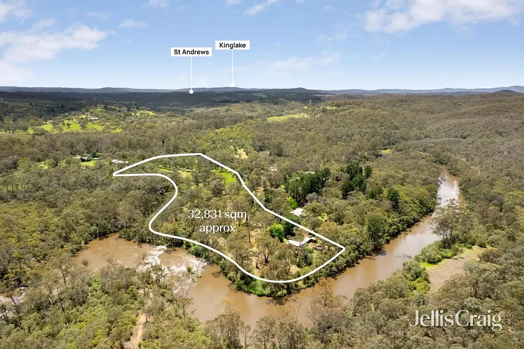 Kangaroo Ground 3房 8英亩原始土地 壮丽Yarra河岸 珍稀河畔奢居 私享宁静自然 A Rare 8-Acre Riverside Haven With Dual Frontage to the Yarra River & Watsons Creek