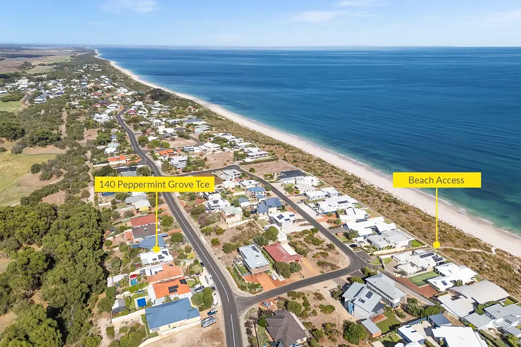 Peppermint Grove Beach 4房  Coastal Comfort Backing onto Nature