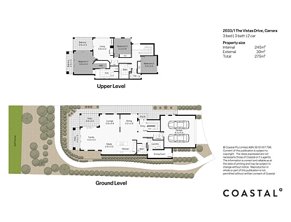 2033/1 The Vistas Drive, Carrara, Gold Coast, 3 ห้องนอน, 3 ห้องน้ำ, House