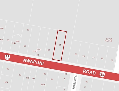 85 Awapuni Road, Awapuni, Gisborne, 0房, 0浴